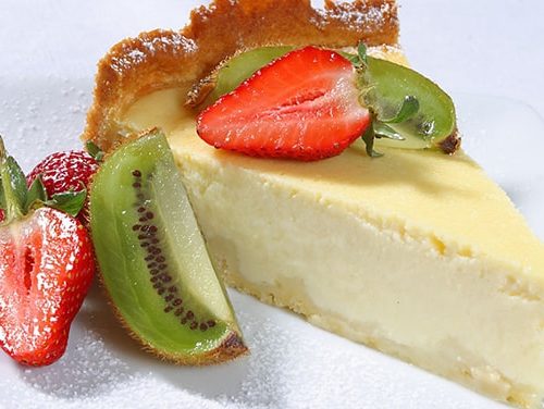 Baked Lemon Cheesecake