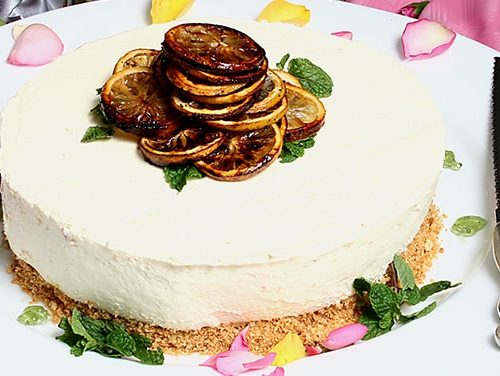 Chilled Lemon Cheesecake