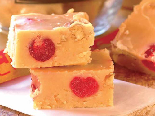 Easy Nut and Cherry Fudge