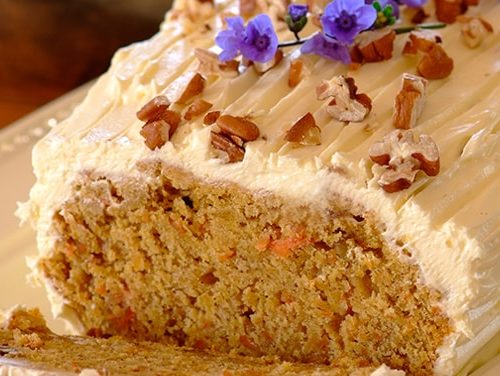 Eggless Carrot Cake