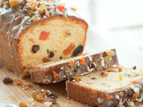 Tropical Fruit Cake for World Baking Day
