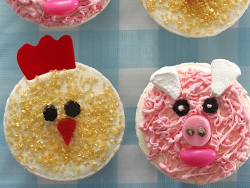 Farm Animal Cupcakes