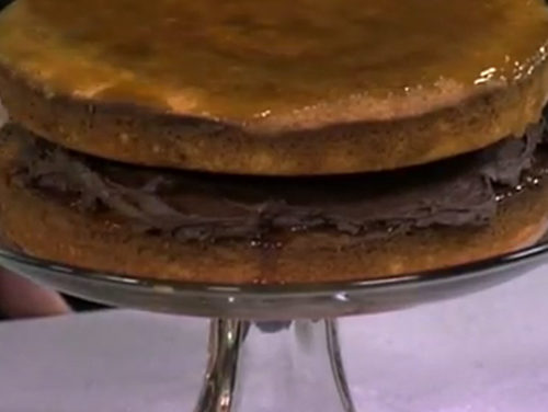 Mocha Victorian Sponge Cake