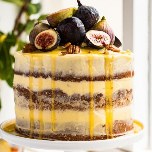 Earl Grey Cake with Mascarpone & Honey Frosting