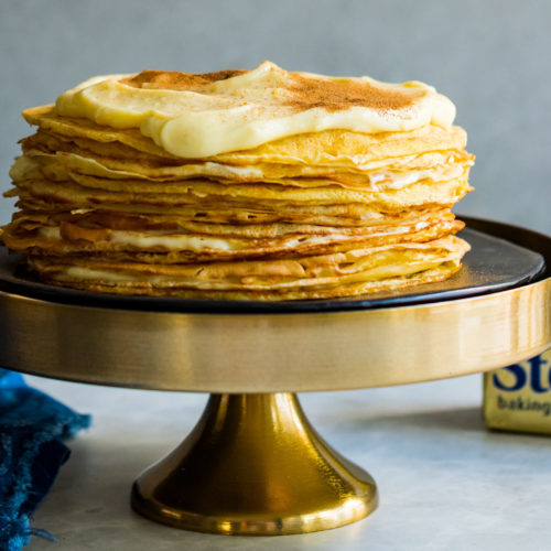 Milk Tart Pancake Cake
