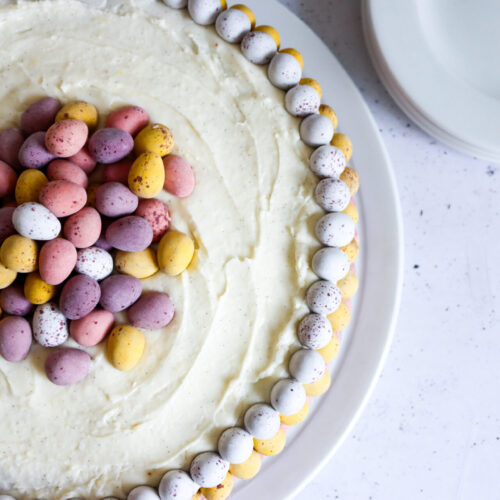 Easter Carrot Cake with Cream Cheese Frosting
